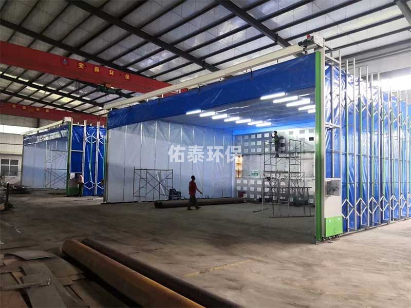 移動伸縮式噴漆房日常使用要注意的問題有哪些？